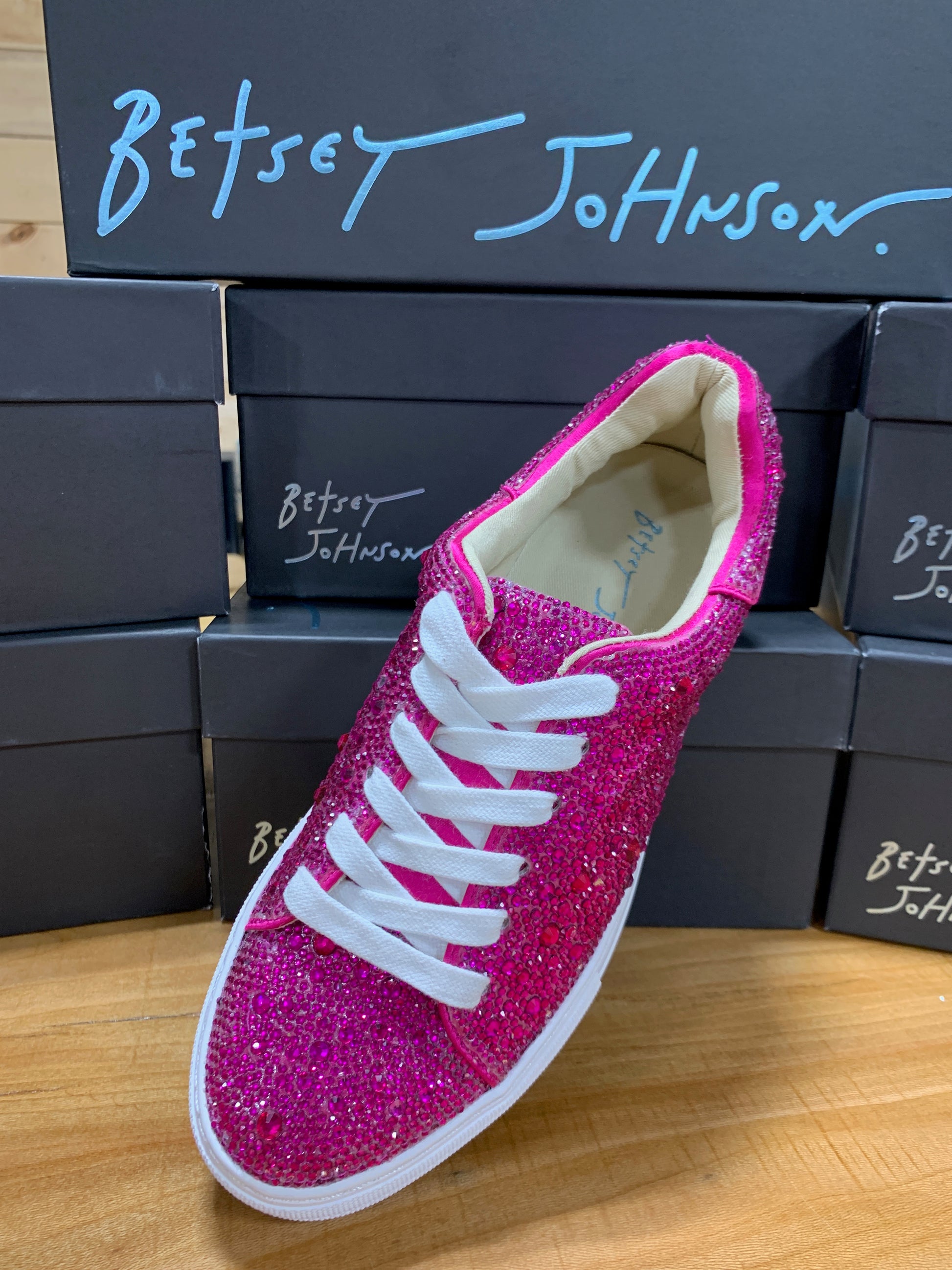 Betsey Johnson Sparkle Tennis Shoes