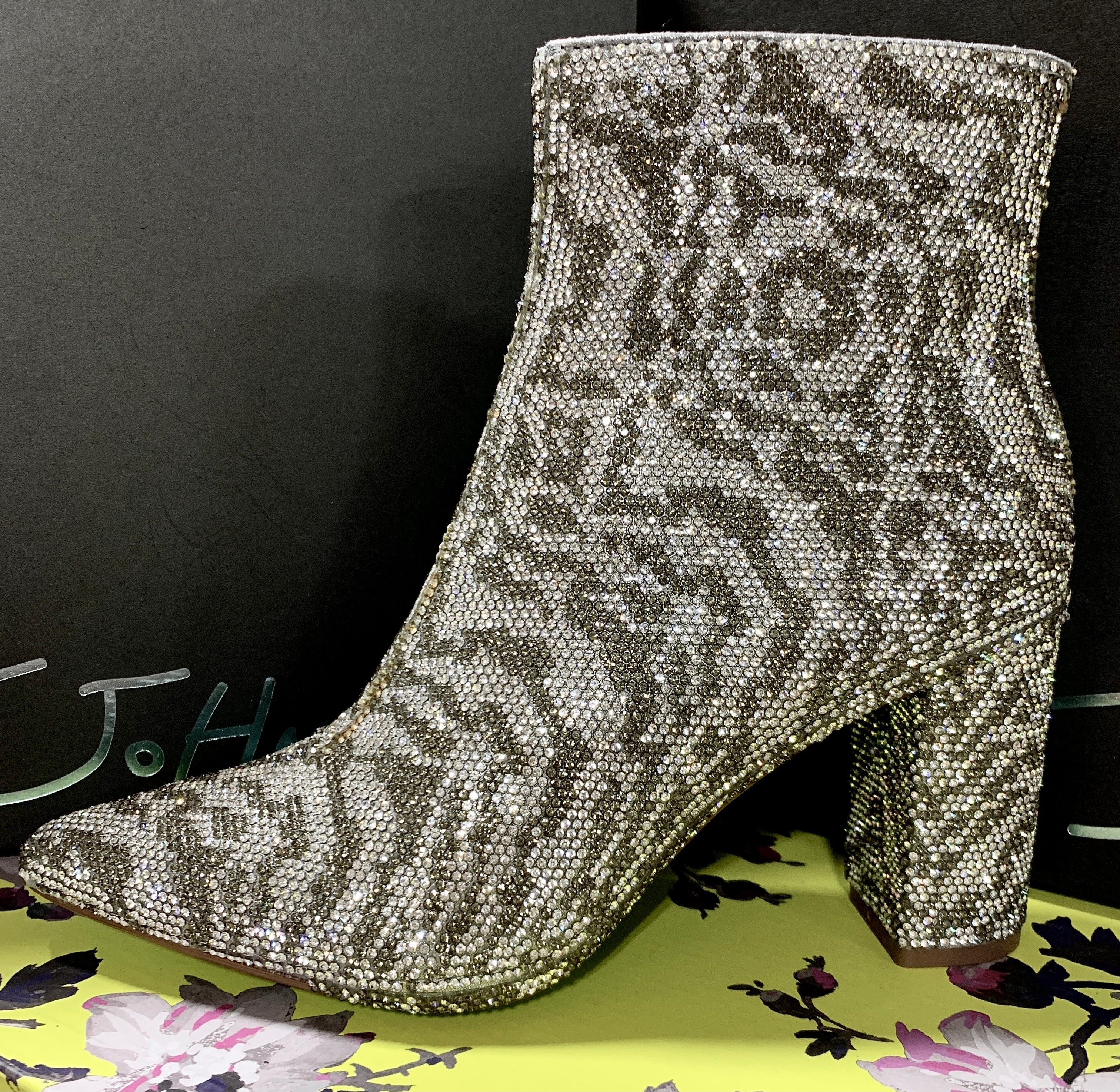 Betsey Johnson SB Cady Rhinestone World Bootie – The Ranch House